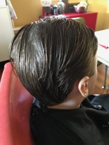 boys haircut under school age trim cut brisbane mobile hairdresser chelley bean mobile hairdressing scissors